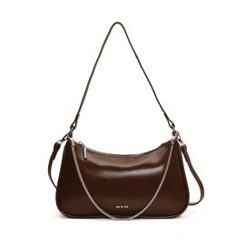 Niche high-end French-style underarm bag with chain strap