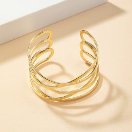 Fashionable and unique metal retro wide bracelet