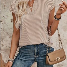 V-Neck Short Sleeve T-Shirt
