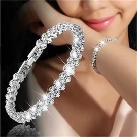 Heart shaped Roman bracelet crystal Zircon Bracelet