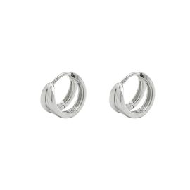 Hong Kong Style Double Hoop Earrings