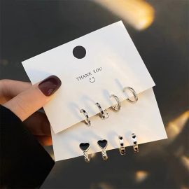 Four-piece earring set