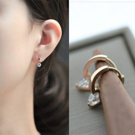 Vintage Zirconia Earrings