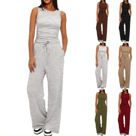 Spring/Summer commuter wide-leg pants