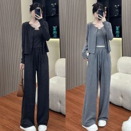 Chanel-inspired sporty hoodie set