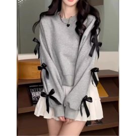 American-style loose-fitting long-sleeved sweatshirt