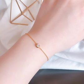 Titanium steel shower-safe bracelets