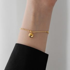 [Titanium Steel, Colorfast] Lucky Bean Bracelet