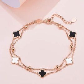 Lucky bracelet plated with sterling silver