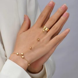 European and American style chain ring bracelet