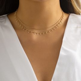 Two-piece beaded necklace set