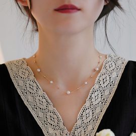 Starry Sky Pearl Necklace