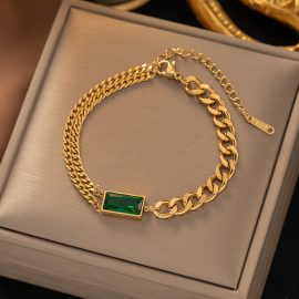 New colorfast titanium steel bracelet