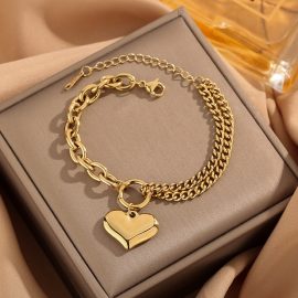 Non-fading titanium steel bracelets