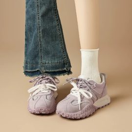 Popular Thick-Soled German Training Shoes 2026 Spring New Niche Low-Top Outdoor Sports Jogging Shoes Fashionable Casual Women's Shoes
