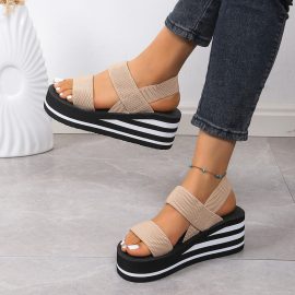 2026 Summer New Women's Thick-Soled Height-Increasing Casual Shoes