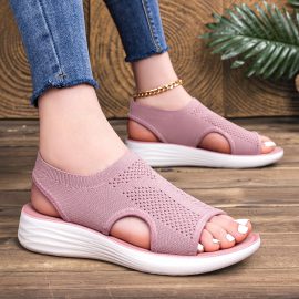 2026 Summer Breathable Flyknit Mesh Sandals