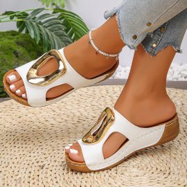Plus size thick-soled, non-slip, casual sandals