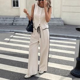 2026 Ladies' Casual Vest and Pants Sets