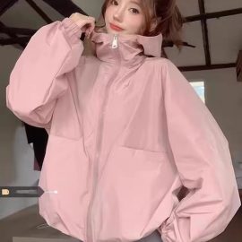 Women's UV-protective loose-fitting sun protection jacket