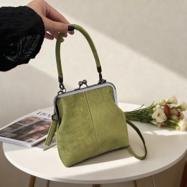 Niche Shell Bag Retro Buckle Small Handbag