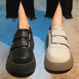 2026 New Spring Thick-Soled Versatile White Sneakers