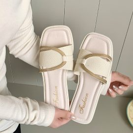 Girly mesh bow-tie sandals