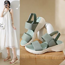 Ultra-lightweight, water-resistant, non-slip high-heeled sandals