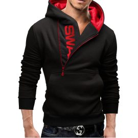 Batch pullover side zipper hooded sweatshirt