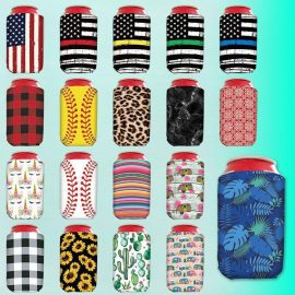 Foldable beer thermos sleeve