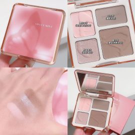 Sweet Mint Quad Contouring Palette: Highlighter, contour, and sculpt all in one
