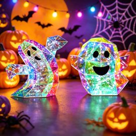 Symphony Luminous Short Arm Ghost Halloween Easter Ghost Festival Party Decoration