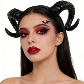 Halloween Realistic Goat Horn Headband