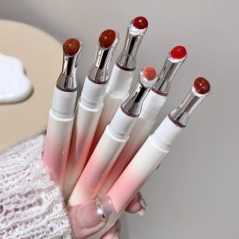 Kakashow Watery Soft Color Lip Gloss Water-Glossy Lips Iron Head Lipstick Lip Glaze Clear Korean Style