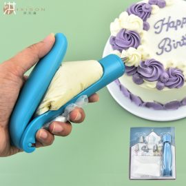 New extrusion cream decorating gun set decorating aid with decorating nipple cream bag baking tools decorating pen