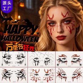 Halloween temporary face stickers, waterproof and long-lasting