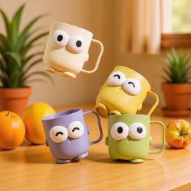 Children's mouthwash cup with handle
