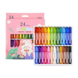 environmental protection coloring 12-36 color hexagonal oil painting stick washable painting brush art children's crayon