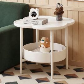 Modern minimalist four-leaf clover coffee table