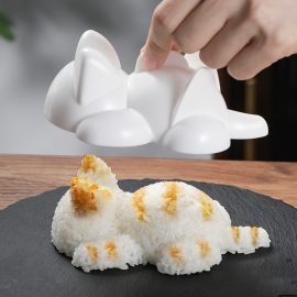 Japanese children's cat rice ball mold