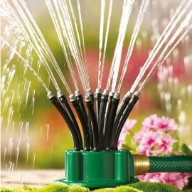 360° Automatic Multi-Head Garden Sprinkler, Garden and Landscape Irrigation Tool, Shower Head