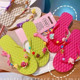 Dopamine-Inspired Rope Bow Flip-Flops