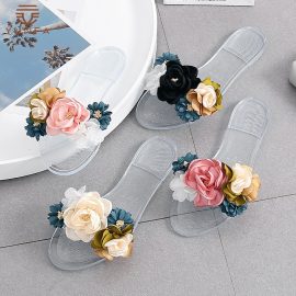 2025 New Camellia Jelly Slippers