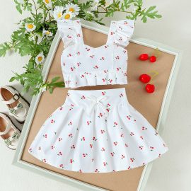 Children's Skirts princess Floral Fashion Dress01